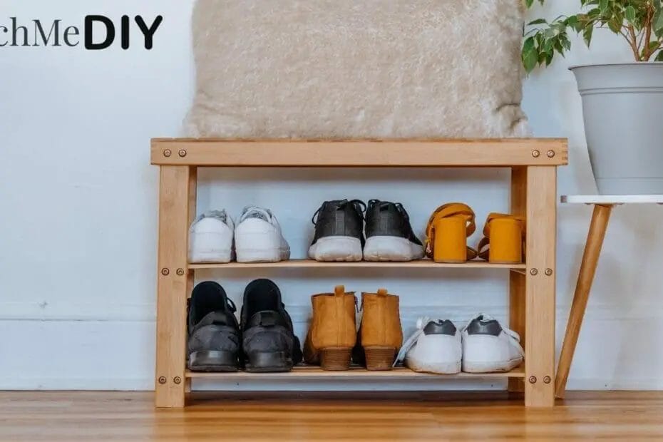 How To Make A Shoe Rack From Wood Pallets